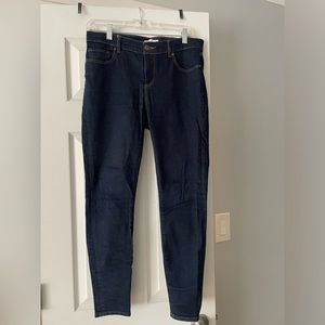 Loft Dark Denim Skinny Jeans (leggings)